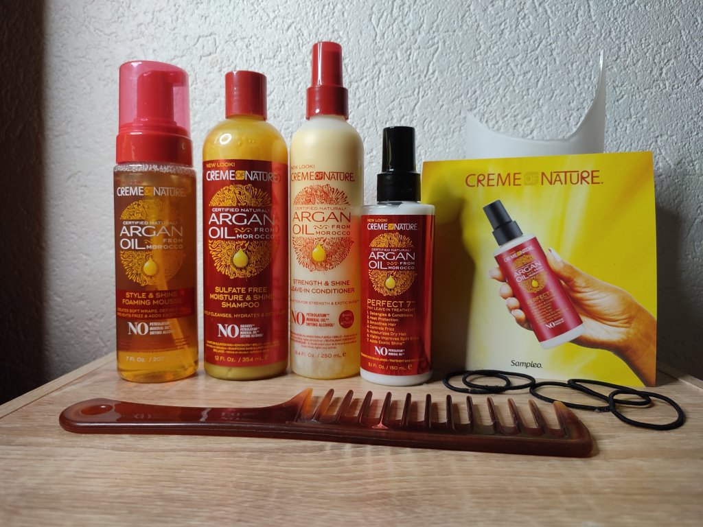 New Creme of Nature Argan Oil&nbsp;Routine