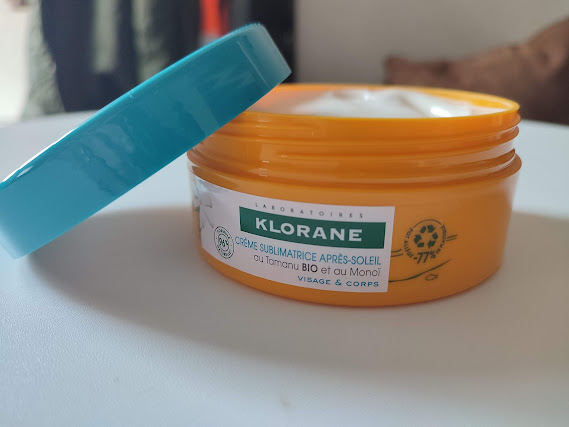 Klorane Crème Sublimatrice Après-Soleil au Monoï et Tamu BIO