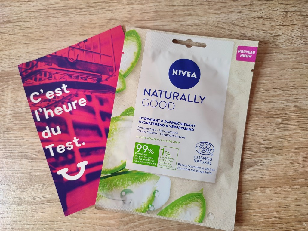 New Nivea Naturally Good Hydratant & Rafraîchissant Masque&nbsp;Tissu